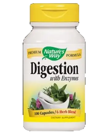 Nature's Way Digestion with Enzymes 450 mg За оптимално храносмилане х 100 капсули