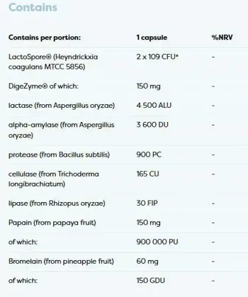 Osavi Digestive Enzymes + Probiotic Digezyme + LactoSpore За оптимално храносмилане и чревно здраве