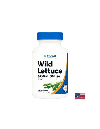 Nutricost Wild Lettuce Дива маруля За спокойствие и релаксация 80 mg х 120 капсули