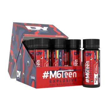 Dorian Yates Nutrition M6Teen Explosive Pre-Workout Shot Азотен Бустър Шот - 12 шота x 60 мл, 12 дози