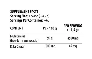 Dorian Yates Nutrition The Glutamine Ultimate Muscle Defender Глутамин - 300 грама, 60 дози