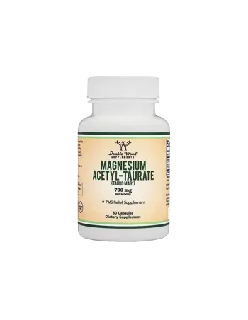 Double Wood Magnesium Acetyl-Taurate (TAURO-MAG®) Магнезий ацетил таурат, 60 капсули