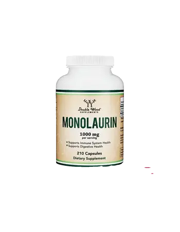 Double Wood Monolaurin / Монолаурин 1000 mg, 210 капсули