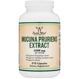 Double Wood Mucuna Pruriens Extract 1000 мг Екстракт от Мукуна - 210 капсули за 105 дни прием, 105 дози