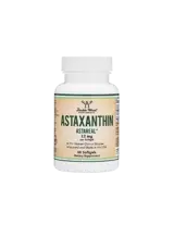 Double Wood Supplements Astaxanthin 12 мг Антиоксидант Астаксантин (Astaxanthin Astareal) - 60 софтгел капсули за двумесечен прием, 60 дози