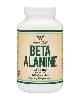 Double Wood Supplements Beta Alanine 1500 мг Бета Аланин - 240 капсули за 4 или 8 месеца прием, 120 дози