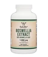 Double Wood Supplements Boswellia Extract Босвелия (екстракт) При Възпаление и Болка - 240 капсули за 4 месеца прием, 120 дози