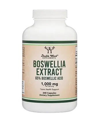 Double Wood Supplements Boswellia Extract Босвелия (екстракт) При Възпаление и Болка - 240 капсули за 4 месеца прием, 120 дози
