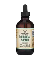 Double Wood Supplements Colloidal Silver 20 PPM Колоидно Сребро - 120 мл, 120 дози