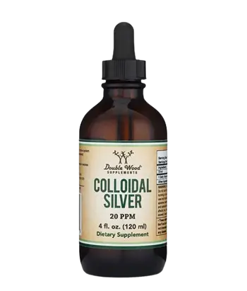 Double Wood Supplements Colloidal Silver 20 PPM Колоидно Сребро - 120 мл, 120 дози