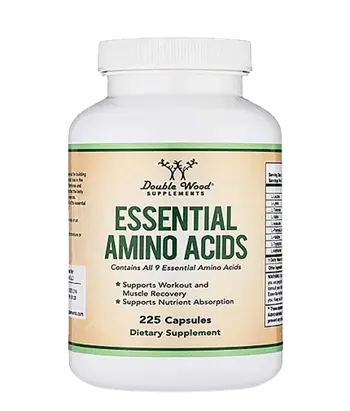 Double Wood Supplements EAA Essential Amino Acids Есенциални Аминокиселини - 225 капсули за 75 дни прием, 75 дози
