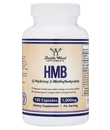 Double Wood Supplements HMB (β – Hydroxy β – Methylbutyrate) 164 мг Бета- Хидрокси-Бета-Метилбутират - 120 капсули за 2 месеца прием, 60 дози