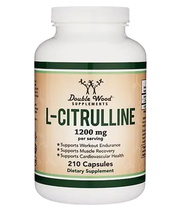Double Wood Supplements L-Citrulline 1200 мг Л-Цитрулин - 210 капсули за 105 дни прием, 105 дози