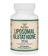 Double Wood Supplements Liposomal Glutathione 250 мг Антиоксидант, Защита на Черния Дроб Липозомен Глутатион - 60 капсули, 30 дози