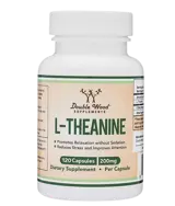 Double Wood Supplements L-Theanine 200 мг Л-Теанин - 120 капсули, 120 дози