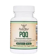 Double Wood Supplements PQQ 20 мг Pyrroloquinoline Quinone Пиролинквинолин - 60 капсули за 2 месеца прием, 60 дози