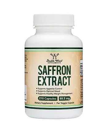 Double Wood Supplements Saffron Extract Екстракт от Шафран - 210 капсули за 7 месеца прием, 210 капсули