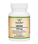 Double Wood Supplements Uridine 300 мг Уридин Монофосфат - 60 капсули за 2 месеца прием, 60 дози