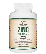 Double Wood Zinc Picolinate Цинк (Пиколинат) - 300 капсули за 10 месеца прием, 300 дози