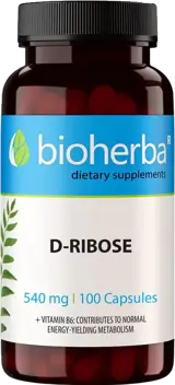 Bioherba D-Ribose 540 mg За енергия и възстановяване