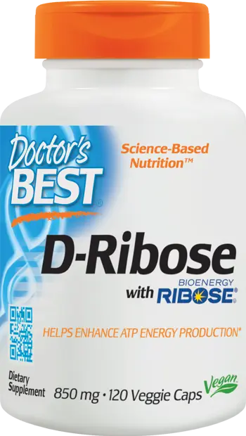 Doctor's Best D-Ribose 850 mg За енергия и възстановяване