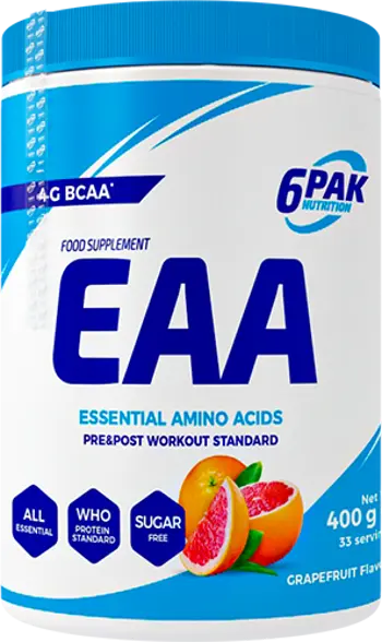 6PAK Nutrition EAA Powder Есенциални Aминокиселини - 400 грама, 33 дози
