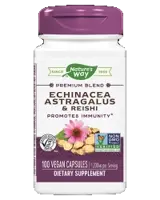 Nature's Way Echinacea & Astragalus & Reishi 400 mg За силен имунитет х 100 капсули