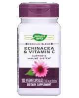 Nature's Way Echinacea + Vitamin C За силен имунитет х 100 веган капсули
