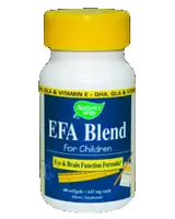 Nature's Way EFA Blend for Children В подкрепа на зрителната и мозъчната функция х 60 гел капсули