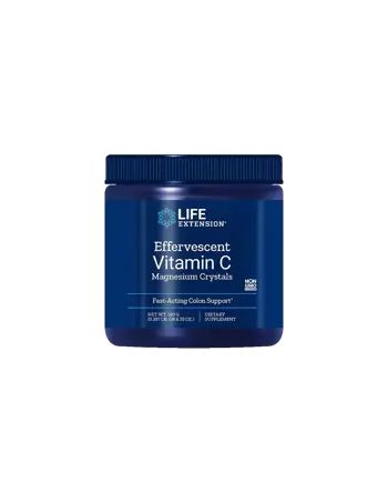 Life Extension Effervescent Vitamin C Magnesium Crystals Ефервесцентен Витамин C + Магнезий (кристали) 180 g прах