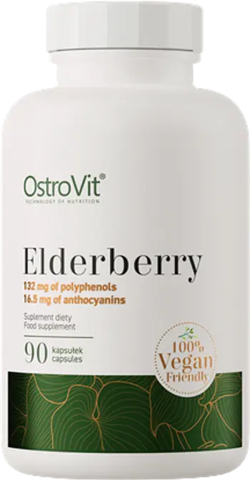 OstroVit Elderberry Extract 330 mg | Vege Екстракт от черен бъз за имунитет