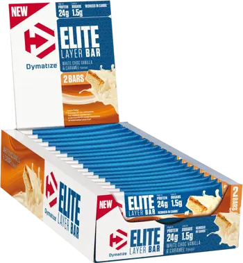 Dymatize Elite Layer Bar Протеинов Бар без Добавена Захар - 18 бара x 60 грама, 18 дози