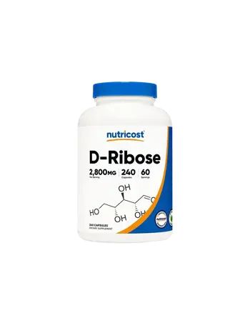 Nutricost D-Ribose Енергия и издръжливост х 240 капсули