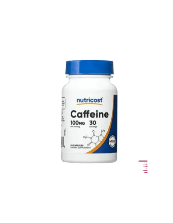 Nutricost Caffeine 100 mg Кофеин х 30 капсули