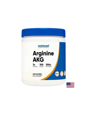 Nutricost Arginine AKG Енергия и мускулна маса - 300 грама прах