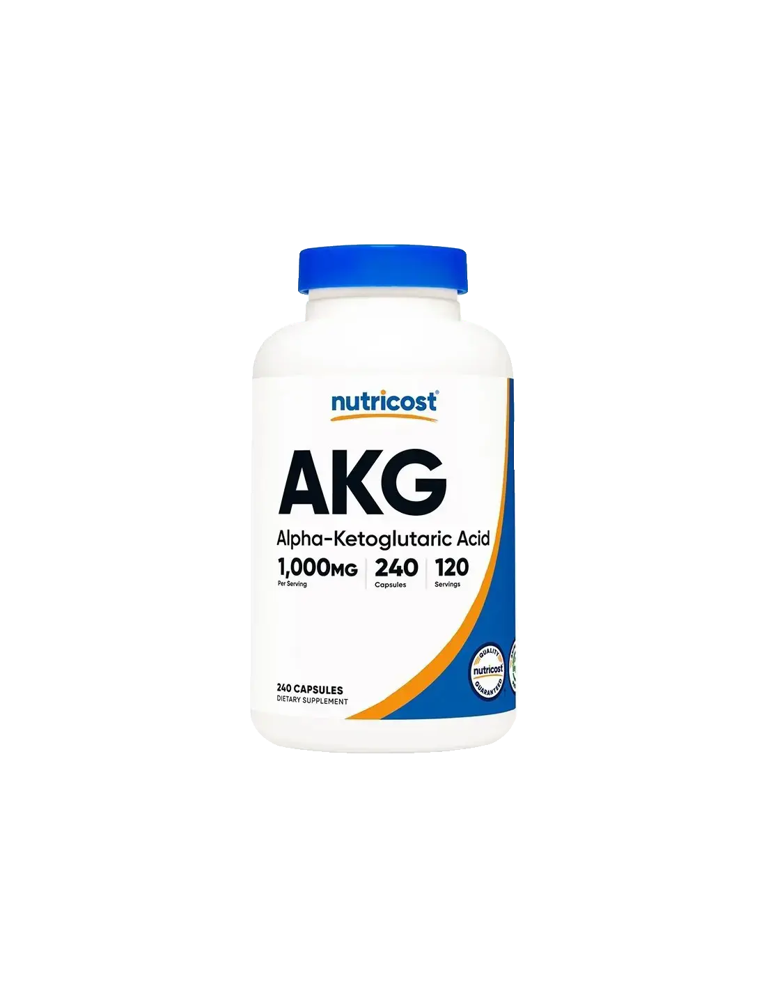 Nutricost AKG Alpha-Ketoglutaric Acid Енергия и мускулна маса х 240 капсули