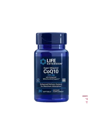 Life Extension Super Ubiquinol CoQ10 200 mg За енергия и сърдечна функция х 30 софтгел капсули