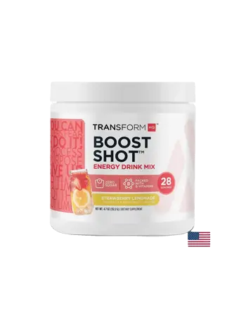 TRANSFORM HQ Boost Shot Energy Drink Mix Енергийна напитка с вкус ягодова лимонада