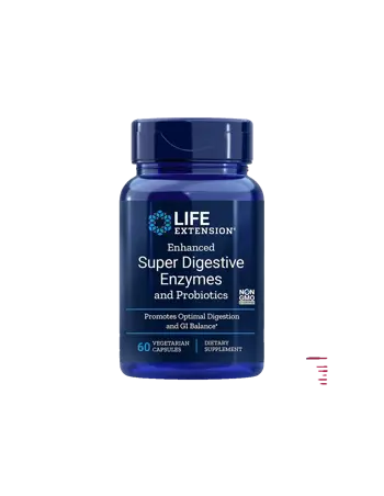 Life Extension Enhanced Super Digestive Enzymes with Probiotics Храносмилателни ензими с Пробиотици х 60 капсули