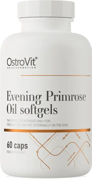 OstroVit Evening Primrose Oil 1000 мг Масло от Безстъблена Иглика - 60 гел капсули, 60 дози