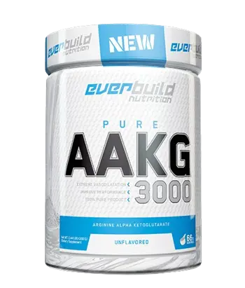 EVERBUILD AAKG 3000™ Аргинин Алфа-Кетоглутарат - 200 грама, 66 дози
