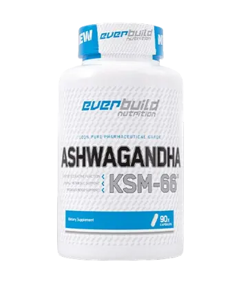 EVERBUILD Ashwagandha KSM-66 450 мг Екстракт от Корен на Ашваганда KSM-66® - 90 капсули, 90 дози