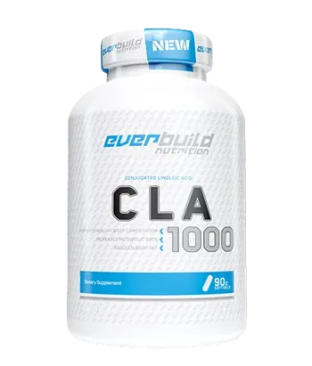 EVERBUILD CLA 1000 мг Свързана Линолова Киселина - 90 гел капсули, 90 дози