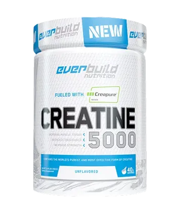 EVERBUILD Creapure® Creatine Monohydrate 5000 мг Висококачествен Креатин Монохидрат