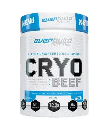 EVERBUILD Cryo Beef Amino 8000 мг Телешки Аминокиселини - 300 таблетки, 75 дози