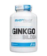 EVERBUILD Ginkgo Biloba 60 мг Гинко Билоба Екстракт - 120 капсули, 120 дози