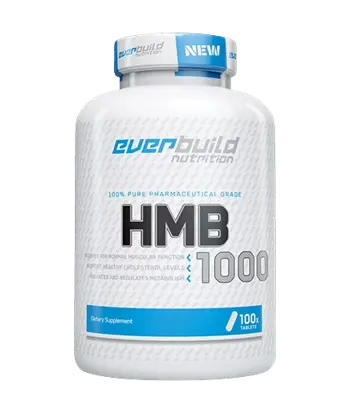 EVERBUILD HMB 1000 мг ꞵ-Хидрокси ꞵ-Метилбутират - 100 таблетки, 100 дози