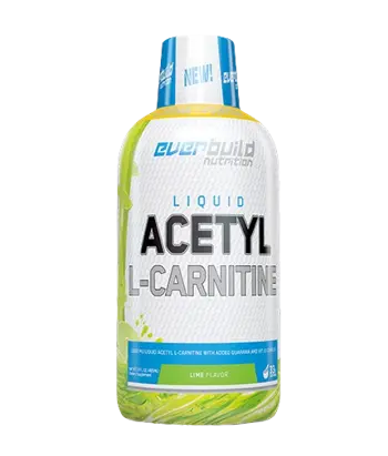 EVERBUILD Liquid Acetyl L-Carnitine + Guarana 1500 мг Ацетил Л-Карнитин и 80 мг Гуарана Екстракт - 495 мл, 33 дози