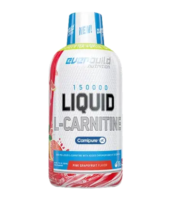 EVERBUILD Liquid L-Carnitine 3000 мг + Green Tea Л-Карнитин 3000 мг и Зелен Чай Екстракт 10 мг - 500 мл, 50 дози