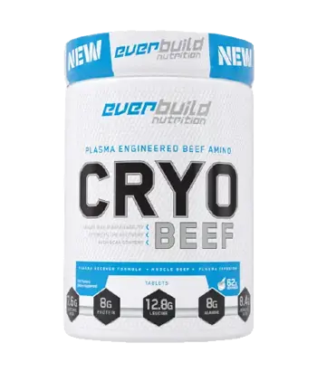 Everbuild Nutrition Cryo Beef Amino 8000 mg Телешки аминокиселини за мускулен растеж и възстановяване х 250 таблетки